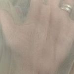 Moda International Blush Pink Ruffle Long Puff Sleeve See Thru 100% Silk Sz Sm‎ Photo 4