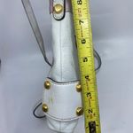 B Makowsky B. Makowsky Tan/ White Small Leather Crossbody Photo 3