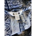 Three Dots  Women's Boho Print Wide Leg Pants Size L Rayon Viscose Photo 3