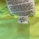 Nike Dri-Fit Running Neon Yellow Green Reflective Short Sleeve Shirt Workout XS Photo 11
