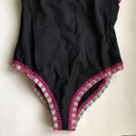 NWT Platinum Swimwear Black One Piece Swimsuit Photo 3