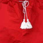 J.Crew Red & White Periwinkle Cotton Embroidered
Boho Peasant Top(Size XSmall) Photo 7