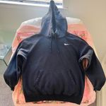 Nike black pocket embroidered hoodie Photo 3