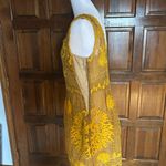 Yoana Baraschi Anthropologie Honeycomb Silk Lace Embroidered Dress by Size 8 Photo 3
