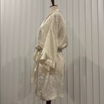Victoria's Secret Vintage  white satin robe size S/M gold label Photo 2