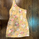 Abercrombie & Fitch One Shoulder Linen Blend Mini Dress Photo 8