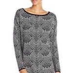 BCBGeneration  Scalloped Pattern Boatneck Sweater XS Photo 0