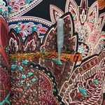 Anthropologie  Cartonnier Filipina Paisley Medallion Open Draped Blazer Jacket Photo 5