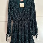 Showpo  Worlds Away Green White Polka Dot Ruffle Mini Dress NWT Size 2 Photo 1