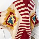 Valentino Garavani Vintage Customized Valentino boutique aztec mesa leather shearling‎ coat Large Photo 5