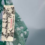 Free People One on One Flare Sleeve Floral Dot Long Sleeve Bodysuit Green Photo 12