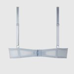 House of Desire Sienna Satin & Lace Bra Blue Romantic Underwire Size 3X/4X NEW Photo 2