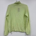 J. McLaughlin  Cabot Sweater Small NWT $248 100% Cashmere Turtleneck Green Solid Photo 1