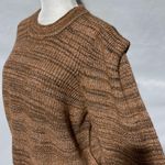 Madewell New Spacedye Shoulder Tuck Prentiss Sweater NI130 Autumn Brown Size XXL Photo 10