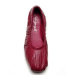 Free People Women's Burgundy Leather Flats Photo 2