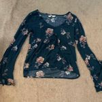 Hollister Floral Bell Sleeve V Neck Photo 0