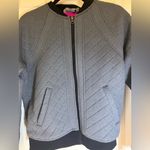Athleta  Infusion Bomber‎ Embossed Quilted Athletic Jacket, Medium Photo 3