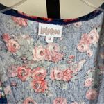 LuLaRoe Velvet Floral Kimono Duster Cardigan Women’s Medium Open Front Layering Photo 5