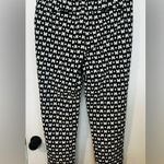 Talbots  Hampshire Ankle Crop Pants  Size 12 Jacquard Butterfly Shimmer Photo 7