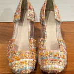 NWOT Ritch Erani NYFC Tweed Tweed Pattern D'Orsay Pumps Women's Size 37 Pink Photo 0