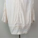 American Eagle  Women’s Medium Boho Crochet Open Front Cardigan Photo 8