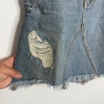 All Saints Lari Distressed Denim Skirt Size 2 Photo 4