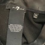 7 For All Mankind  SZ XS black leather leggings Photo 2
