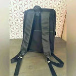 Francine Tribeca Women In Business Laptop Backpack Solid Black Teal Insi… Photo 6