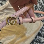 Gucci GG Mousse Top Patent Leather Belt Size 90 Photo 4