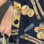 Liz Sport Vintage Jacket Size Medium Navy Full Zip Tennis Windbreaker Cotton Blue Photo 3