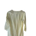 Malvin Hamburg Germany Size Medium Butter Yellow 100% Linen Tunic‎ Top Photo 3