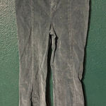 Free People  Green High Rise Corduroy Flared Pants Sz 28 Photo 0