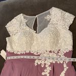 Women’s Ivory Lace Top Chiffon V Photo 8