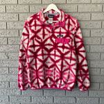 Patagonia Synchilla Fleece Jacket Pink Diamond Tie Dye Size Small Photo 3