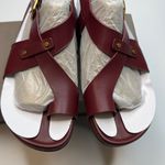 Franco Sarto Blair Red Leather Sandal- Size 8M Photo 7