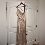 Shona joy NWT  La Lune Elegant One-Shoulder Cream Dress Photo 1