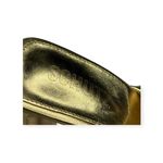 Schutz new  𒀭 Fairy High Heeled Sandal 𒀭Metallic Gold Shimmer Leather 𒀭 7.5M 𒀭 Photo 3