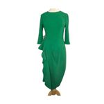 ✨Kay Unger Esther Stretch Crêpe Cocktail Green Sz 6 Dress✨ Photo 2
