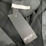 Vera & Lucy Black Satin Top Large Spaghetti Strap Sexy New Photo 6