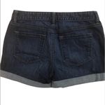 Loft Ann Taylor denim front and back pockets roll shorts Photo 1