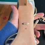 Badgley Mischka gold sandals. Strappy, high heels. Good used condition. Photo 1