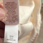 LC Lauren Conrad Lauren Conrad Dress Women's Size Medium Peach Floral Gold Cap Sleeve Photo 9