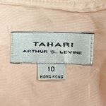 Tahari  Arthur S.‎ Levine Tank Top Sleeveless Pink Fitted Blouse [Size 10] Photo 2