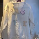 No Comment 🙂💗Smile Face Love Patchwork Zip Up Hoodie 🙂💗 Photo 6