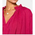 Brochu Walker St. Tropez Oversized Linen Mini Dress Size Small Azalea Photo 8