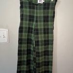 Princess Polly Plaid Green Women's Pants Photo 1