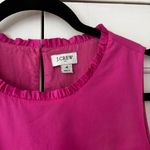 J.Crew Pink Sleeveless Tiered Cotton Poplin Dress Size 4 Small Ruffle Preppy Photo 8