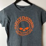 Urban Outfitters Harley Davidson Motorcycles Museum T Shirt Small S Womens Gray Graphic Tee Top Photo 13