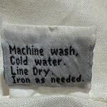 Wimpole Street Vintage 1990s Y2K Crisp White Linen Cotton Lace Vest Large? Photo 14