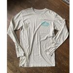 Ron Jon Surf Shop Adult Long Sleeve Size Medium Cream Colored Myrtle Beach Photo 1